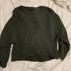 American Eagle dark green sweater